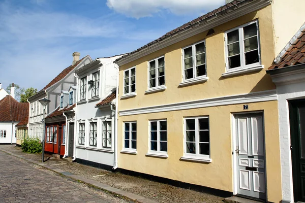 Oude Binnenstad Van Odense Denemarken Andersen Woonplaats — Stockfoto