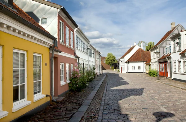 Casco Antiguo Odense Dinamarca Ciudad Natal Andersen — Foto de Stock