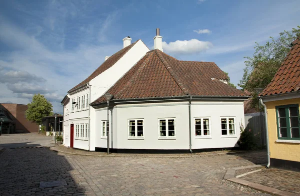 Altstadt Von Odense Dänemark Andersens Heimatstadt — Stockfoto