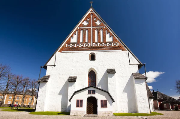 中世教会ポルヴォー大聖堂 フィンランドの景色 — ストック写真