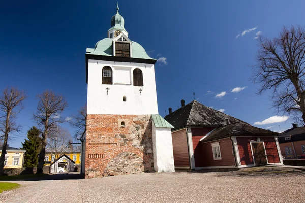 View Beautiful Old Streets Porvoo Finland — Stock Photo, Image