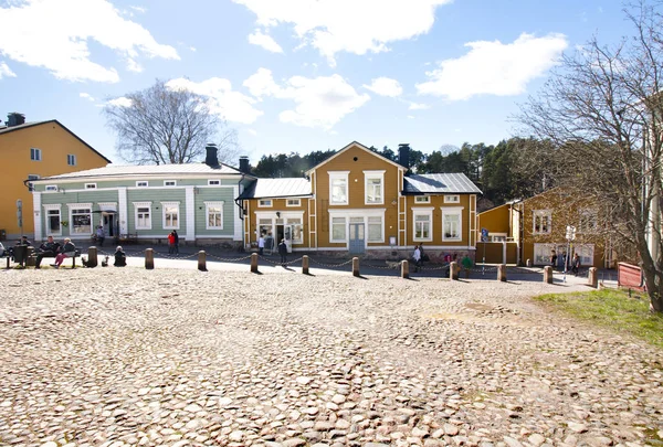 Θέα Από Την Όμορφη Παλιά Δρομάκια Porvoo Φινλανδία Μαΐου 2018 — Φωτογραφία Αρχείου
