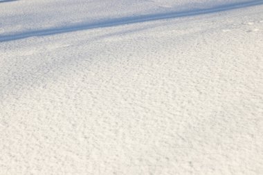 Taze beyaz kar kış arka plan.