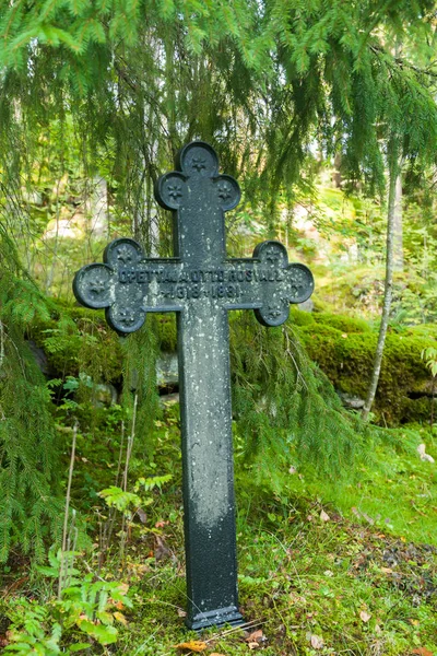 Alter Friedhof Der Familie Wrede September 2018 Anjala Kouvola Finnland — Stockfoto