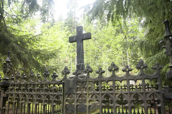 Vecchio Cimitero Della Famiglia Wrede Settembre 2018 Anjala Kouvola Finlandia — Foto Stock