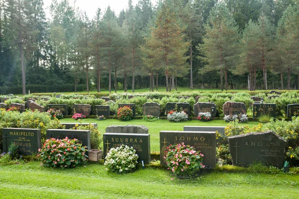 Cemetery Kouvola Finland September 2018 Royalty Free Stock Images