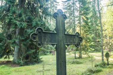 Eski güzel semetery Finlandiya, çapraz