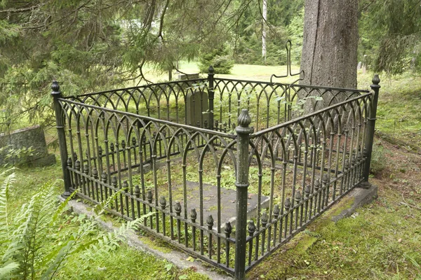 Grave Old Beautiful Semetery Finland — Stock Photo, Image