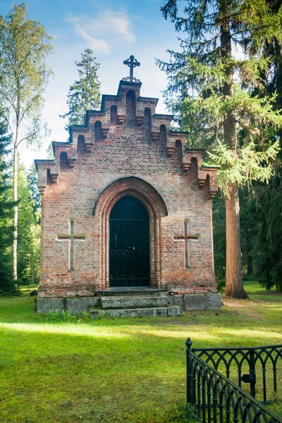 Velha Capela Cemitério Família Wrede Setembro 2018 Anjala Kouvola Finlândia — Fotografia de Stock