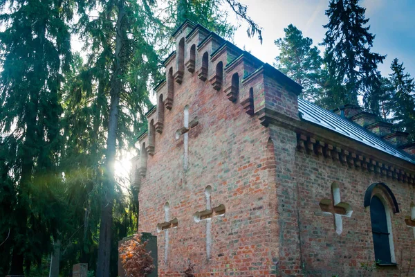 Alte Kapelle Auf Dem Familienfriedhof Wrede September 2018 Anjala Kouvola — Stockfoto