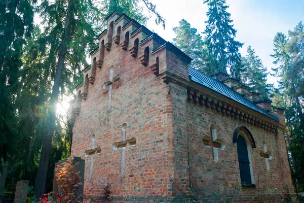 Alte Kapelle Auf Dem Familienfriedhof Wrede September 2018 Anjala Kouvola — Stockfoto