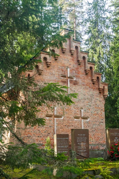 Колишня Каплиця Wrede Кладовищі Сім Вересня 2018 Anjala Місті Kouvola — стокове фото