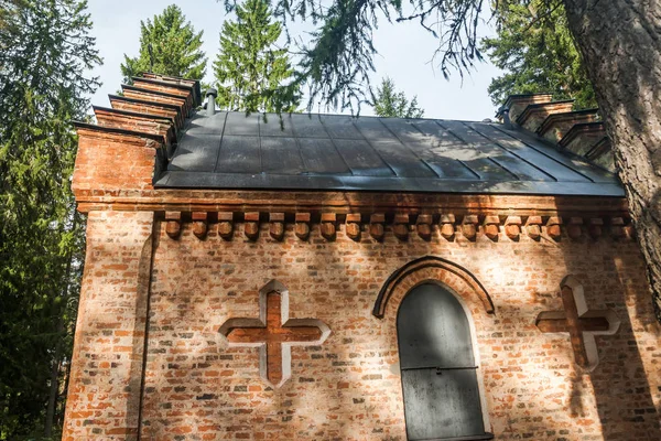 Alte Kapelle Auf Dem Familienfriedhof Wrede September 2018 Anjala Kouvola — Stockfoto