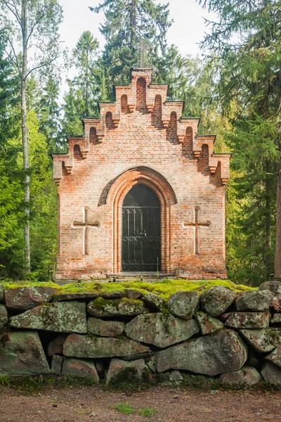 Velha Capela Cemitério Família Wrede Setembro 2018 Anjala Kouvola Finlândia — Fotografia de Stock