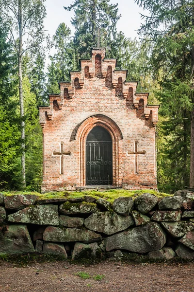 Velha Capela Cemitério Família Wrede Setembro 2018 Anjala Kouvola Finlândia — Fotografia de Stock