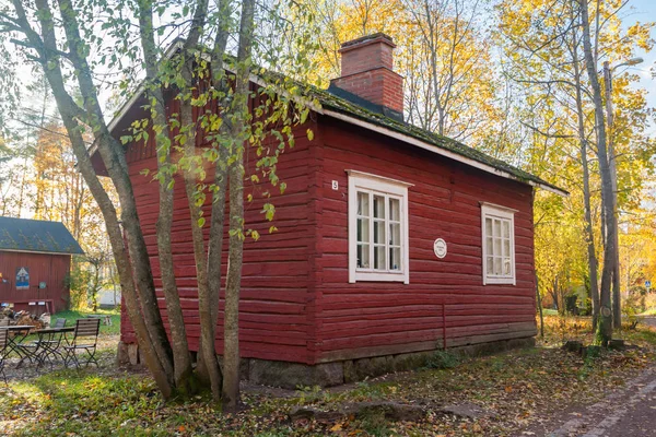 Kouvola Finland Октября 2018 Красивая Осень Старом Деревенском Музейном Районе — стоковое фото