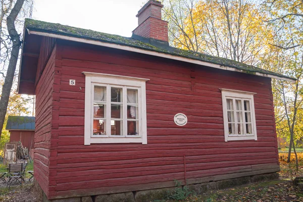 Kouvola Finsko Října 2018 Krásný Podzim Staré Venkovské Muzeum Okresu — Stock fotografie