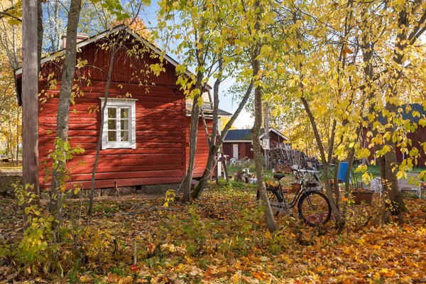 Kouvola Φινλανδία Οκτωβρίου 2018 Όμορφο Φθινόπωρο Παλαιό Επαρχιακό Αγροτικό Μουσείο — Φωτογραφία Αρχείου