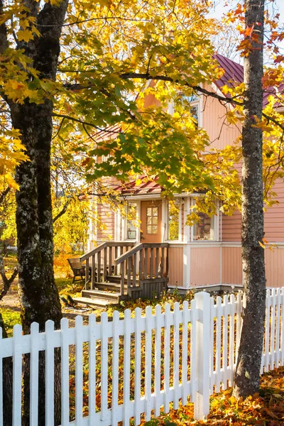 Kouvola Finlandiya Ekim 2018 Güzel Sonbahar Aylarında Eski Rustik Müzesi — Stok fotoğraf