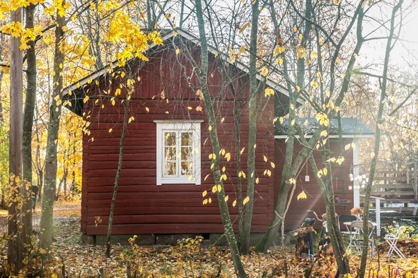 Kouvola Φινλανδία Οκτωβρίου 2018 Όμορφο Φθινόπωρο Παλαιό Επαρχιακό Αγροτικό Μουσείο — Φωτογραφία Αρχείου