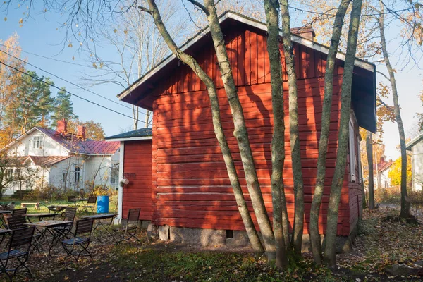 Kouvola Finnland Oktober 2018 Schöner Herbst Alten Rustikalen Museumsviertel Von — Stockfoto