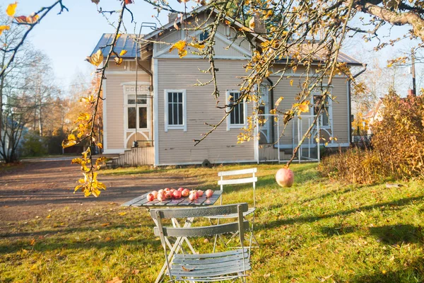 Kouvola Finsko Října 2018 Krásný Podzim Staré Venkovské Muzeum Okresu — Stock fotografie
