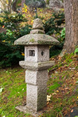 Japon fener Sapokka Park Kotka, Finlandiya için taş.