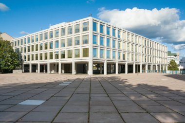 Güzel bina City Hall Kouvola, Finlandiya Merkezi.