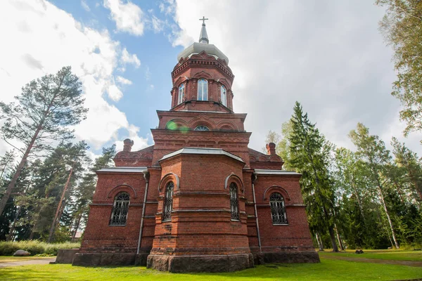 Igreja Santa Cruz Kouvola Finlândia — Fotografia de Stock