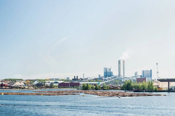 Lappeenranta, Finland - August 7, 2019: Upm factory in Lappeenranta, Finland — Stock Photo, Image