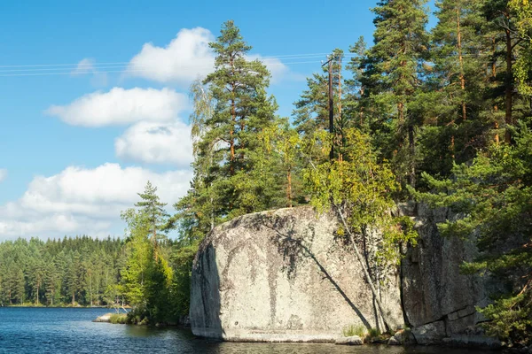 The Verla rock painting in Valkeala, Finland