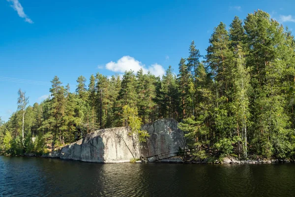 The Verla rock painting in Valkeala, Finland