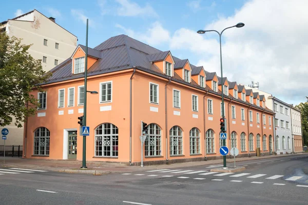 Beautiful building of Youth Place in the center of Kouvola, Finland. — Stock Photo, Image