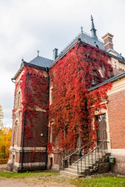 Loviisa, Finlandiya - 7 Ekim 2019: Malmgard Malikânesi.