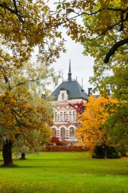 Loviisa, Finlandiya - 7 Ekim 2019: Malmgard Malikânesi.