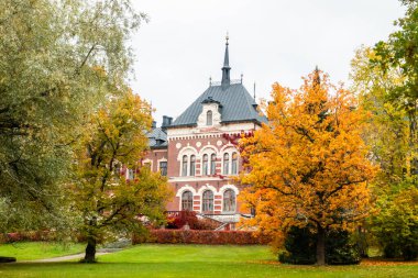 Loviisa, Finlandiya - 7 Ekim 2019: Malmgard Malikânesi.