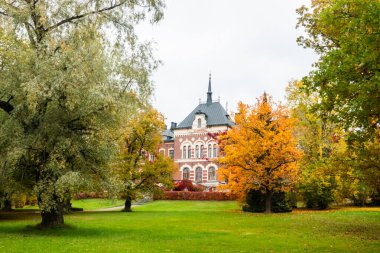 Loviisa, Finlandiya - 7 Ekim 2019: Malmgard Malikânesi.
