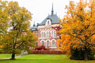 Loviisa, Finlandiya - 7 Ekim 2019: Malmgard Malikânesi.