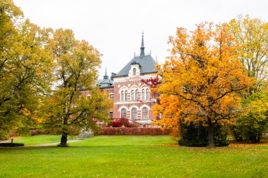Loviisa, Finlandiya - 7 Ekim 2019: Malmgard Malikânesi.