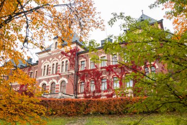 Loviisa, Finlandiya - 7 Ekim 2019: Malmgard Malikânesi.