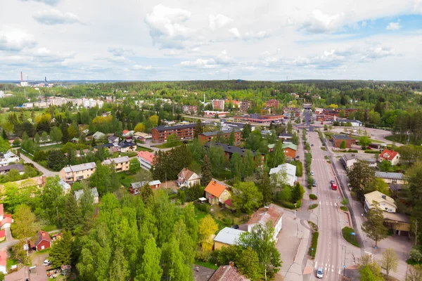 Uitzicht Vanuit Lucht Stad Inkeroinen Finland — Stockfoto