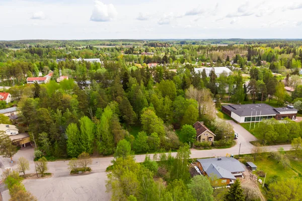 Inkeroinen Finlandiya Nın Havadan Panoramik Görüntüsü — Stok fotoğraf