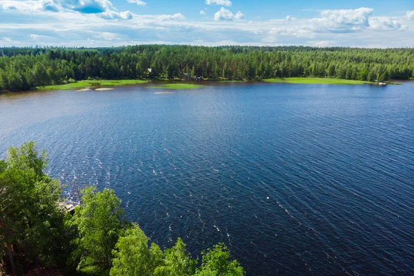 Luftaufnahme Des Paijanne Sees Paijanne Nationalpark Finnland — Stockfoto