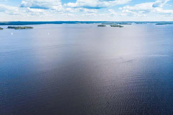 Letecký Pohled Jezero Paijanne Národní Park Paijanne Finsko — Stock fotografie