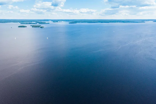 Letecký Pohled Jezero Paijanne Národní Park Paijanne Finsko — Stock fotografie