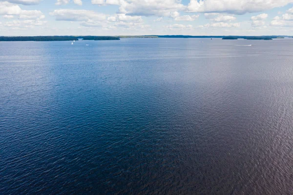 Letecký Pohled Jezero Paijanne Národní Park Paijanne Finsko — Stock fotografie