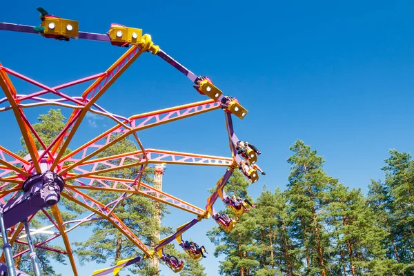 Kouvola Finlandiya Temmuz 2020 Eğlence Parkı Tykkimaki Zorlu Yolculuk — Stok fotoğraf