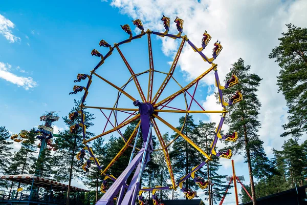 Kouvola Finnland Juli 2020 Extremfahrt Endeavour Bewegung Freizeitpark Tykkimaki — Stockfoto