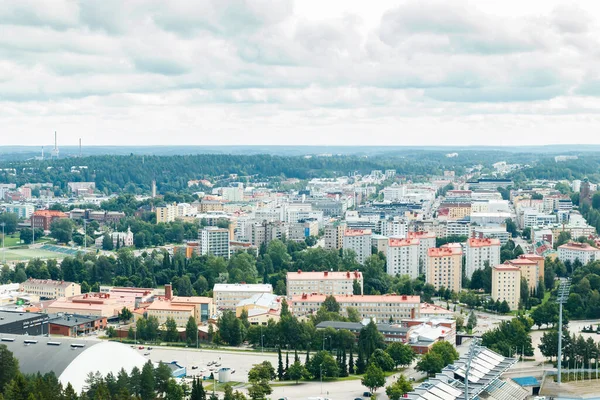 Lahti Finlândia Agosto 2020 Vista Para Cidade Lahti Torre Salto — Fotografia de Stock