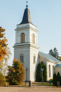 St. Mary 'nin ortaçağ kilisesi. Hamina, Finlandiya.